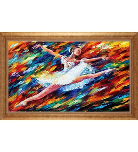 ALTIN ÇERÇEVELİ PASPARTULU TABLO CR1404