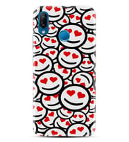 Huawei P20 Lite Mate 10 20 Lite Pro P40 Lite KılıfDesemli Silikon Gülen Surat 1774