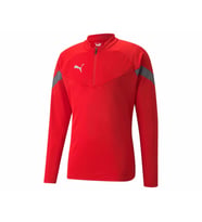 Puma Teamfinal Training 1/4 Zip Top Erkek Futbol Antrenman Ceketi 65737501 Kırmızı