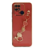 Mey İthalat® Redmi 10C Kılıf Esila Silikon - Kırmızı