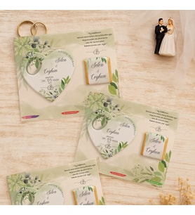 Söz Nişan Kına Nikah Düğün Hatırası Kalp Açacak Magnet