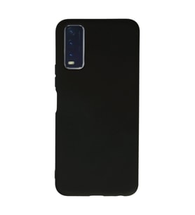 Vivo Y11s Kılıf Nano İçi Kadife Silikon - Siyah