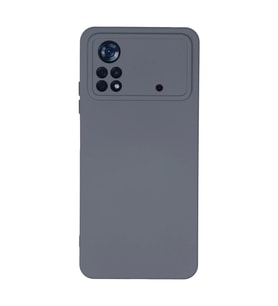 Xiaomi Poco X4 Pro 5g Kılıf Nano İçi Kadife Silikon - Gri