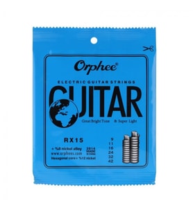 Orphee RX15 Elektro Gitar Teli  Nikel Alaşım Standart Set