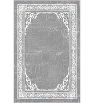 Eliana Home Baskılı, Yıkanabilir Kaymaz Taban Salon Halısı LNA1371-HY-940 100x150 cm (Gri)