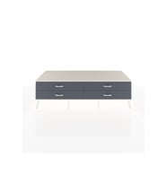 Kronos TV Ünitesi 4 Çekmeceli  176x59x51 Antrasit-Aytaşı/Antrasit