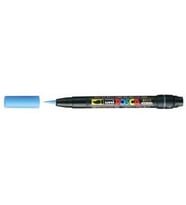 Uni Posca PCF-350 Boyama Markörü 1-10 mm Fırça Uç AÇIK MAVİ 