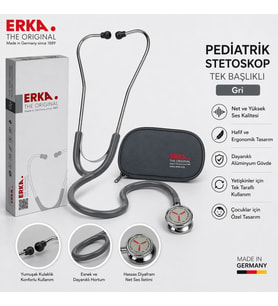 Stetoskop I Finesse 549 Pediatrik Çift Başlıklı Stetoskop (Gri)