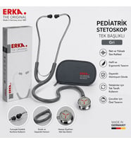 Stetoskop I Finesse 549 Pediatrik Çift Başlıklı Stetoskop (Gri)