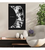 Ahşap Retro Mdf Poster , Kişiye Özel Poster, Sevgililer Günü , Özel Günle , Nişan , Düğün , Kına , Doğum Günü , Aile Sevgi Mutluluk – KOLAJ17
