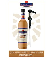 Kahve ve Kokteyl Şurubu Çikolatalı Kurabiye Aromalı 70 CL + POMPA Simonelli