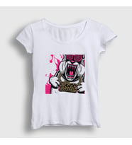 Presmono Kadın Beyaz Electric Eskimo Callboy T-Shirt 508182tt