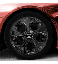 Honda Civic 14 İnç Uyumlu Jant Kapağı Amblemli Piano Black 4'lü Takım 211