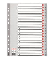 Esselte Seperatör 1-20 Rakamlı (Ayraç)