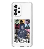 Samsung Galaxy A32 Uyumlu Carlos Sainz Tasarımlı Şeffaf Telefon Kılıfı