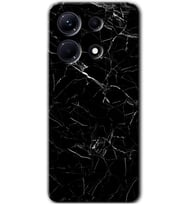 İnfinix Note 30 Pro Kılıf HD Desen Baskılı Kılıf - Siyah Mermer