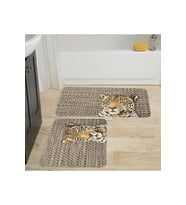 Eliana Home Baskılı 2'li Banyo Paspas Takımı RVG5001