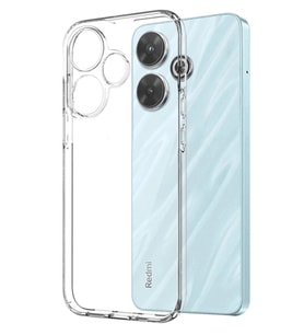 Xiaomi Redmi 13 4G Uyumlu Kartlı Şeffaf Silikon Kılıf