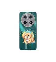 Huawei Nova 12s ile Uyumlu Splash Köpek Tasarımlı Şeffaf Silikon Kılıf