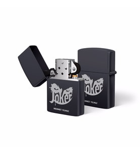 Kişiye Özel Joker Tasarımlı  Benzinli Metal Çakmak