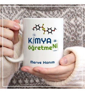 Kişiye Özel Fotoğraf Baskılı Kimya Mühendisi Kupa Bardak