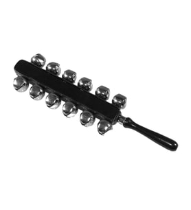 Maxtone T12 Saplı El Çanı - 12 Zilli (Perküsyon) Ergonomik Sap Tasarımı, 12 Adet Parlak Sesli Zil, Ritmik Eğitim ve Okul Grupları İçin Dayanıklı Gövde
