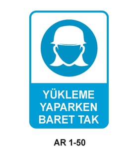 İŞ GÜVENLİĞİ UYARI LEVHASI 1 ADET PVC 21 X 29CM