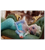 Cakapuzzle Uyuyan Buzlar Kraliçesi Elsa 120 Parça Puzzle Yapboz MDF (Ahşap)