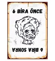 Ahşap MDF Poster (27x18cm)