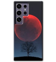 Galaxy S24 Ultra Kılıf HD Desen Baskılı Kılıf - Kanlı Ay