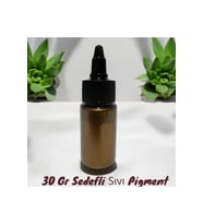 Epoksi Bazlı KAHVERENGİ Parlak Sıvı Sedefli Pigment 30 Gr Hobi,Sanat,Ahşap,Magnet
