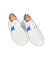DeepSEA Erkek Beyaz Bağcıklı Ortopedik Poli Taban Orjinal Deri Spor Sneaker Ayakkabı 2509956