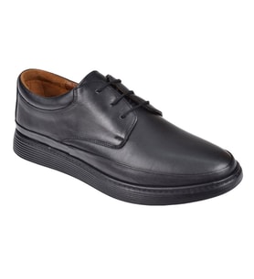 Tardelli Hakiki Deri Comfort Battal Boy Erkek Ayakkabı TRD-4393 SİYAH