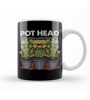 Funny Pot Head Gardening & Plant Pun Kupa Bardak Porselen