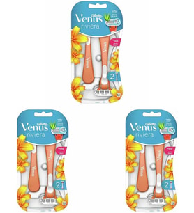 Venus Riviera Kullan At Kadın Tıraş Bıçağı 2'li 3lü paket