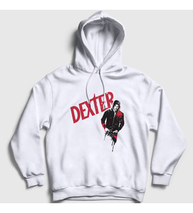 Presmono Unisex Beyaz Dexter Kapüşonlu Sweatshirt 188493tt