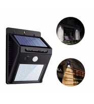 Pazariz Su Geçirmez PIR Hareket Sensör 20 LED Solar Enerji Su Geçirmez Duvar Lambası