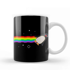 Pingu Nyan Cat Kupa Bardak Porselen
