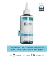 The Purest Solutions Revitalizing and Pore Tightening Glycolic Acid Blue Tonic 200 ml
