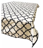 Masa Örtüsü Takımı 120x190 Cm (ALAÇATI)Yıkanabilir Vip Masa Örtüsü