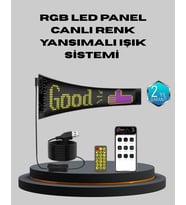5V USB Akıllı Piksel LED Panel – Mobil Uygulama Kontrollü, Renkli Işık Efektli