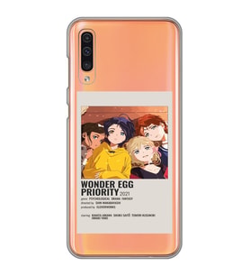 Samsung Galaxy A70 Uyumlu Wonder Egg Priority Tasarımlı Şeffaf Telefon Kılıfı