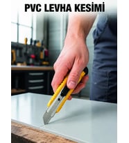 Northcity 5’li Profesyonel Metal Falçata Seti Ergonomik Saplı Çok Amaçlı Kesici Maket Bıçağı