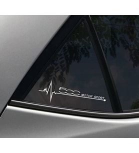 500 Yan Cam Sticker Oto Kapı Çıkartma Tuning oto 20 cm x 7 cm yazı 112