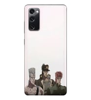 Samsung Galaxy S20 FE Uyumlu JoJo's Bizarre Adventure Tasarımlı Şeffaf Telefon Kılıfı