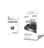 Apple iPhone 17 Air Uyumlu Zore CL-12 Premium Safir Parmak İzi Bırakmayan Anti-Reflective Kamera Lens Koruyucu (Gümüş)