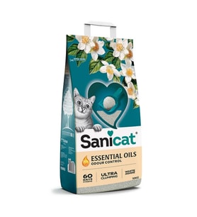 Essential Oils Yasemin Kokulu Tozsuz Topaklanan Kedi Kumu 10Kg