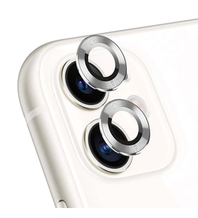 Microsonic Apple iPhone 11 Tekli Kamera Lens Koruma Camı Gümüş
