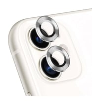 Microsonic Apple iPhone 11 Tekli Kamera Lens Koruma Camı Gümüş