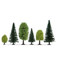 Noch 32811 Karışık Orman Ağaçları, 25 Adet, 3,5-9 cm. Diorama Malzemesi
